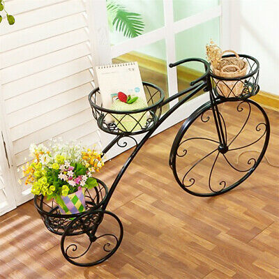 Bicycle Planter Metal Plant Stand Garden Bike Flower