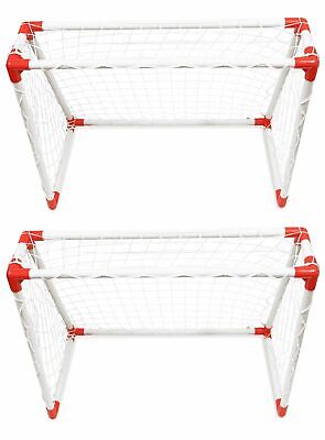 Childrens Mini Football Goal Post Twin Set Kids