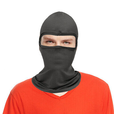 Balaclava Full Face Mask Men Women Cycling Ski Winter Warm Neck Black Motorbike