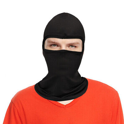 Balaclava Full Face Mask Men Women Cycling Ski Winter Warm Neck Black Motorbike