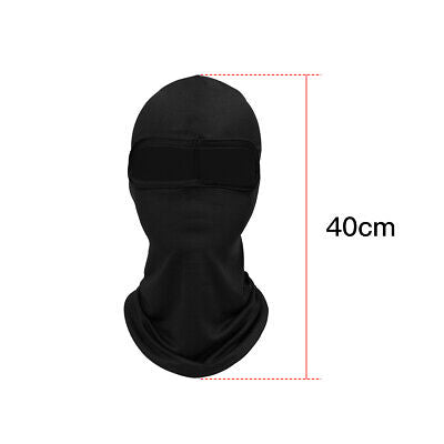 Balaclava Full Face Mask Men Women Cycling Ski Winter Warm Neck Black Motorbike