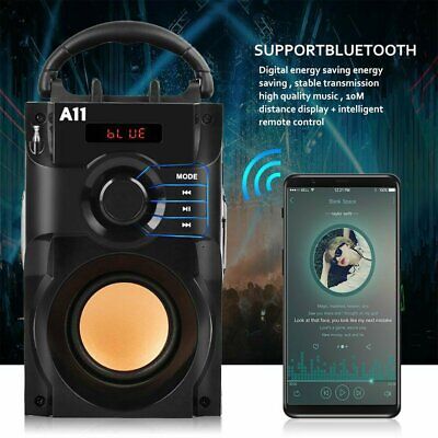 Bluetooth Speaker Portable Wireless Sound Box FM Radio