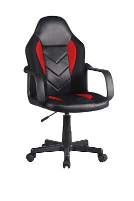 Office Racing Sports Computer Desk Gaming Swivel Chair PU Leather Mesh Executive