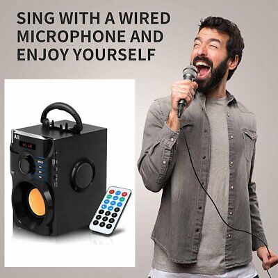 Bluetooth Speaker Portable Wireless Sound Box FM Radio