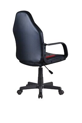 Office Racing Sports Computer Desk Gaming Swivel Chair PU Leather Mesh Executive