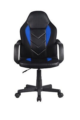 Office Racing Sports Computer Desk Gaming Swivel Chair PU Leather Mesh Executive