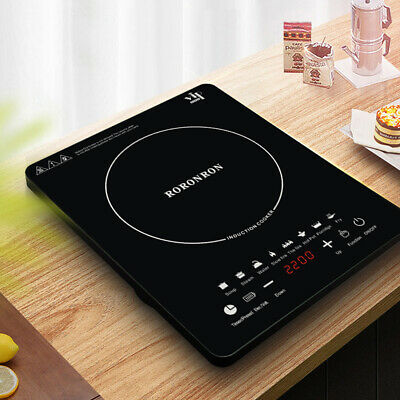 Portable 2200W Electric Induction Hob Touch Single Cooker Hot