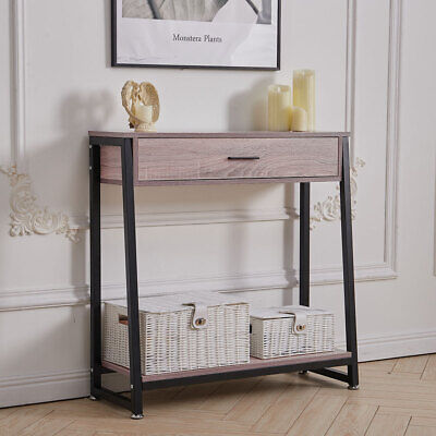 Slim Narrow Hallway Table Console Table with Drawer