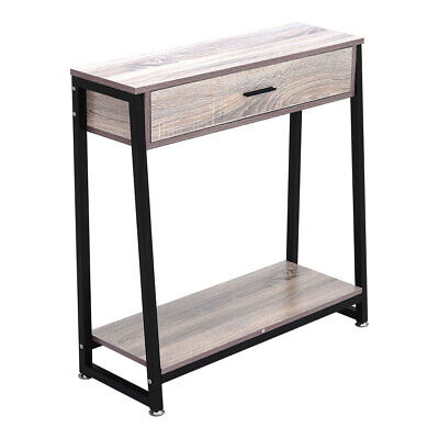 Slim Narrow Hallway Table Console Table with Drawer