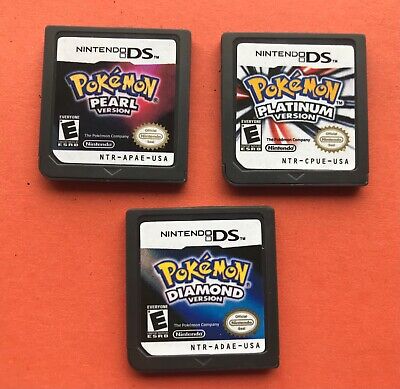 Pokemon Diamond Pearl Platinum Game Card For Nintendo DS 3DS DSi NDS Lite