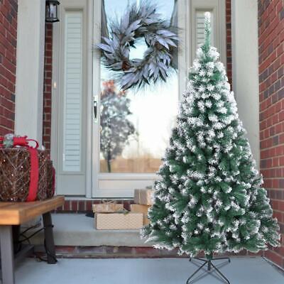 7FT Christmas Tree 870 Branches Bushy Xmas Pine Tree Home Traditional Decoration