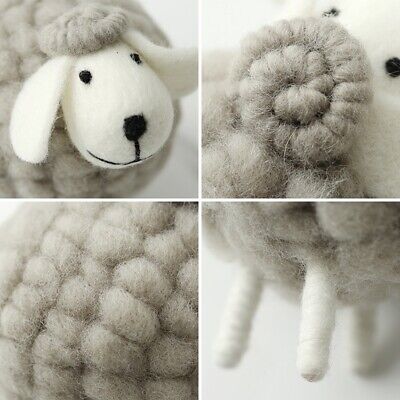 Mini Table Each Ornament Sheep Wool Felt Lamb