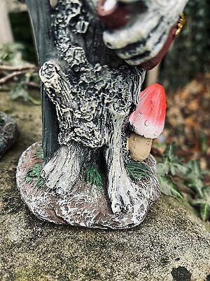 2pc Tree Man Statue Set Resin Fairy Garden Decoration Pair Outdoor Ornament 22cm