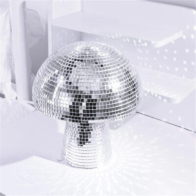 Mushroom Disco Ball Ornaments Mirror Reflective Ball Home Party Bar Desk Decor