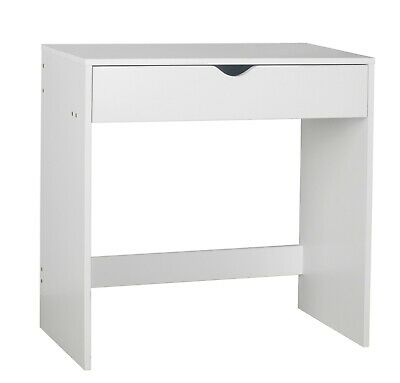 White Wooden Dressing Table Vanity Computer Desk Bedroom