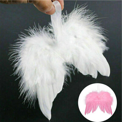 10x White Angel Wings