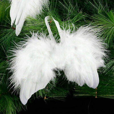 10x White Angel Wings