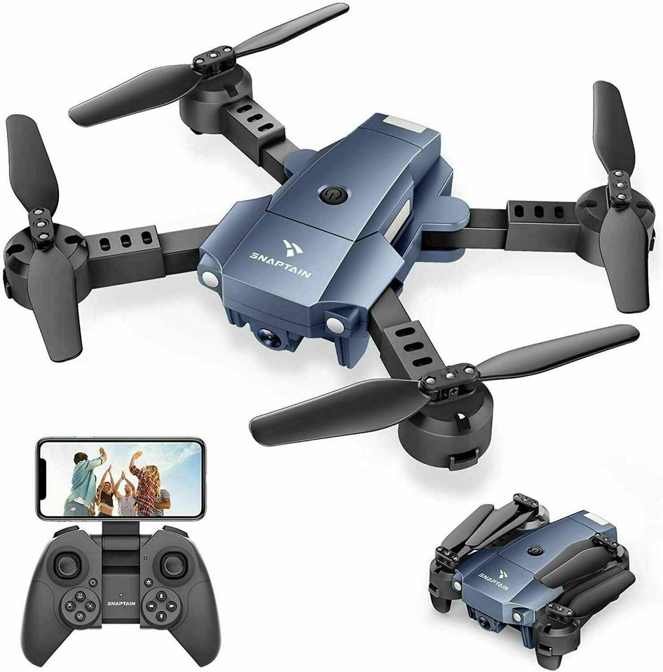 SNAPTAIN A10 Mini Foldable Drone with HD Camera FPV WiFi RC Quadcopter