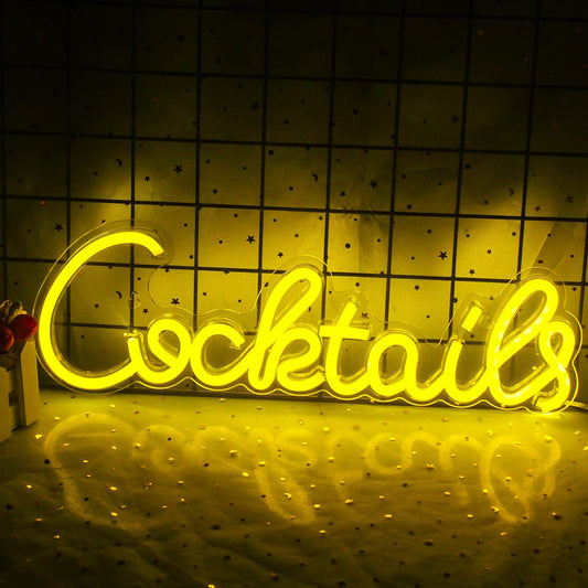 Neon Cocktail Sign