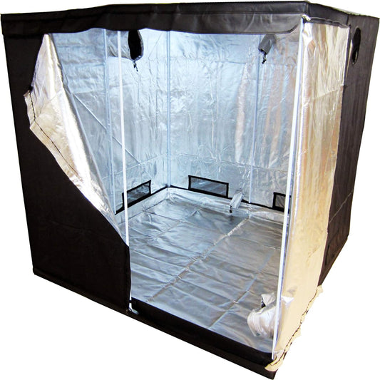 Premium 150 x 150 x 200cm 600D Mylar Indoor Grow Tent Box Hydroponics Dark Room