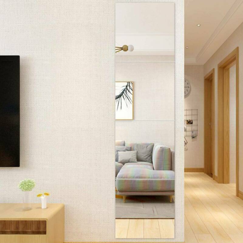 4PCS Mirror Tile Wall Sticker