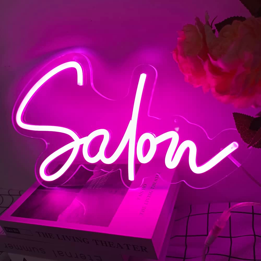 Neon Salon Sign