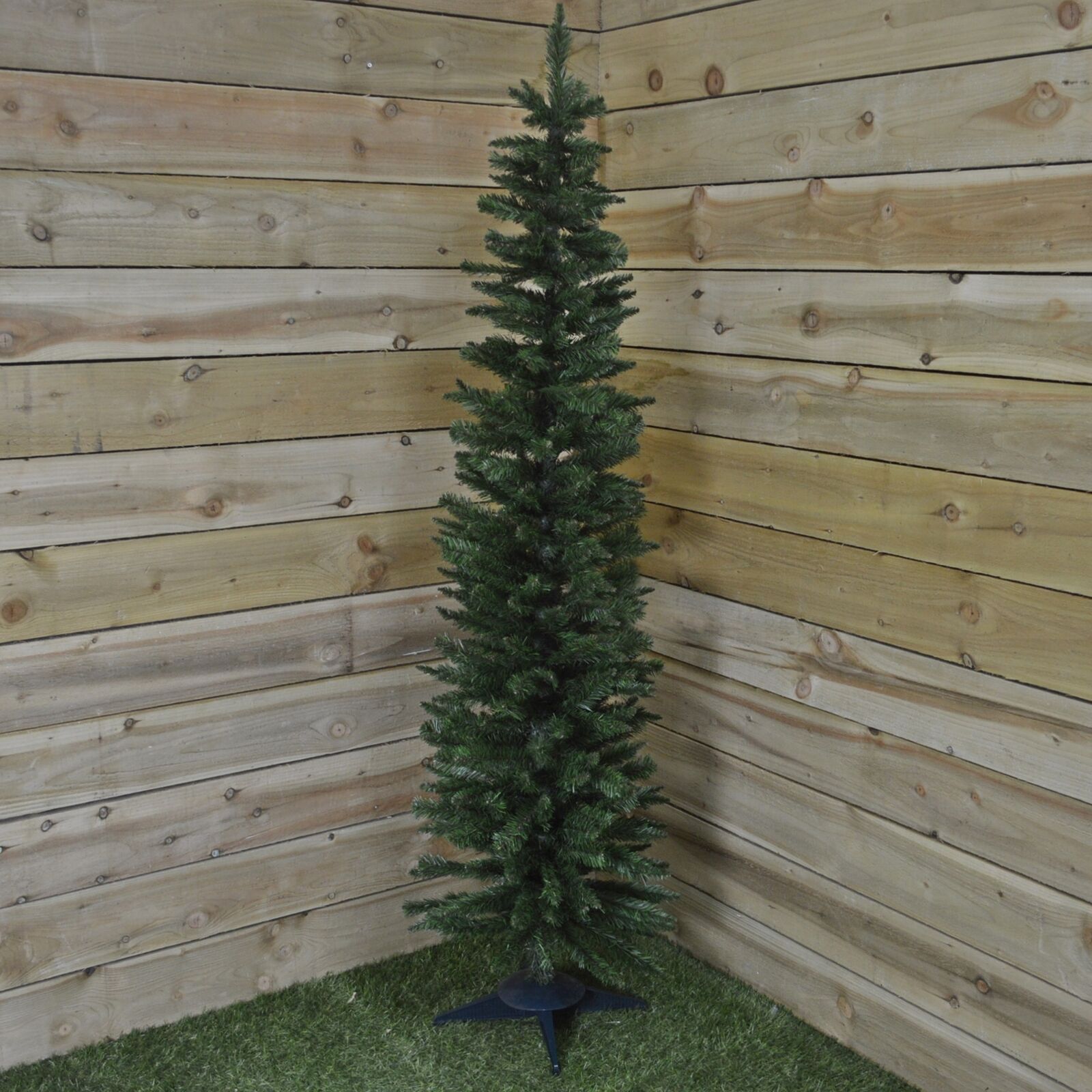 120cm (4ft) Snowtime Pencil Style Slim Christmas Tree in Green