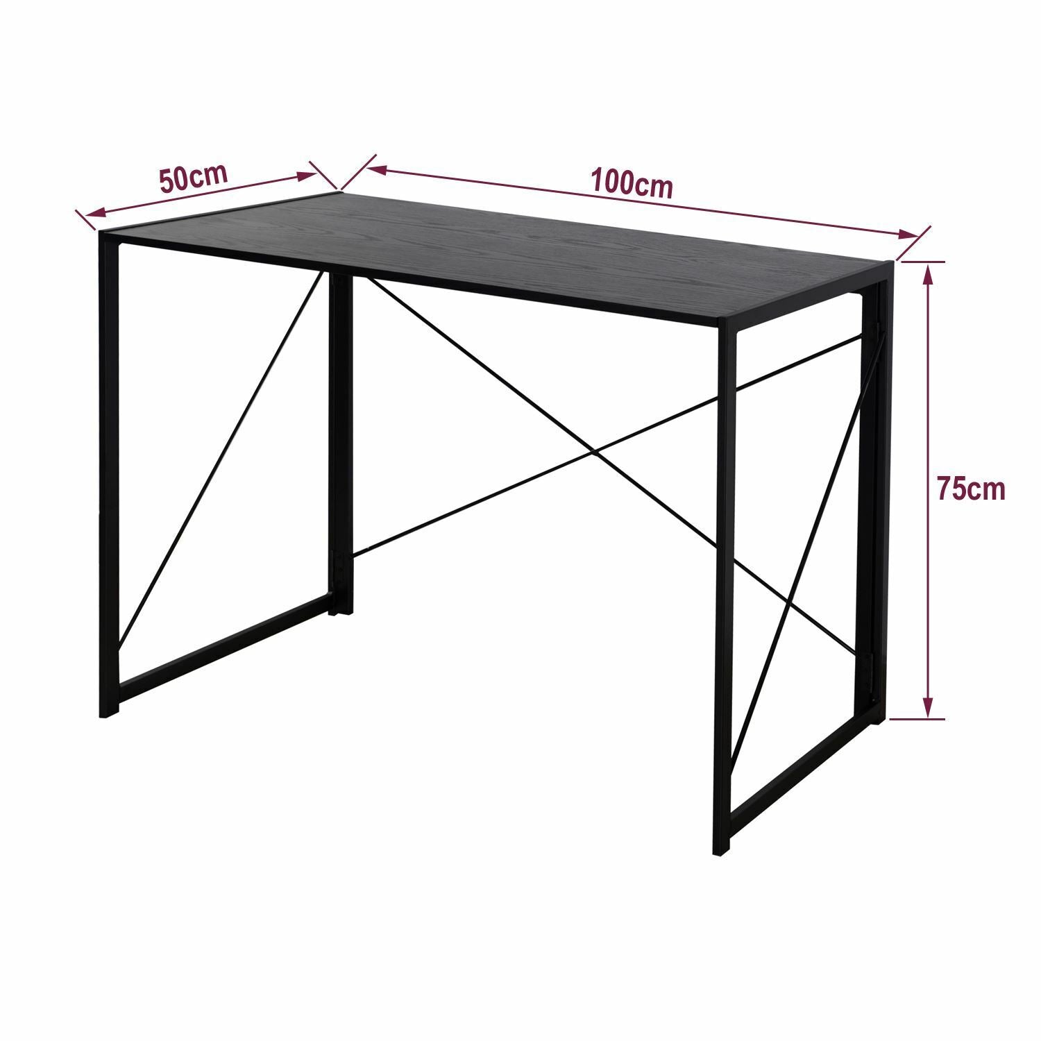 100cm Folding Computer Desk New Improved Design