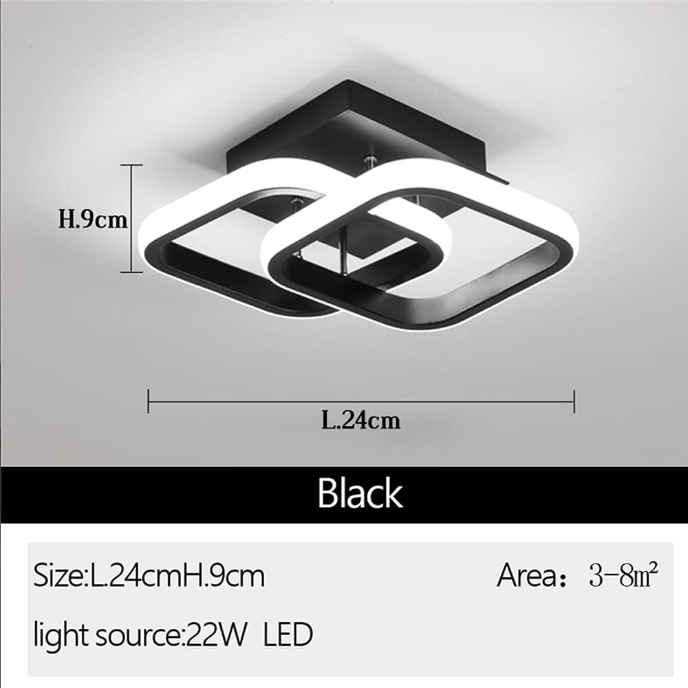 Ceiling Light Modern 22W LED Cool White 6000K Acrylic Square LED