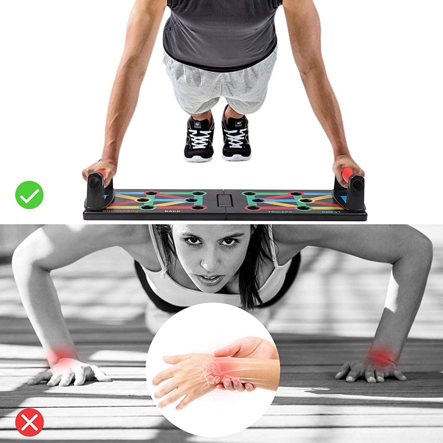 12 in1 Push Up Board System