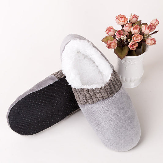 Super Soft Warm Cozy Fuzzy Soft Touch Slippers Thermal Socks for Home Spa Hotel - Grey