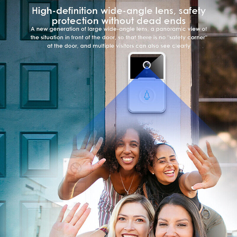 SMART WIRELESS WIFI RING DOORBELL SECURITY INTERCOM VIDEO CAMERA DOOR BELL CAM