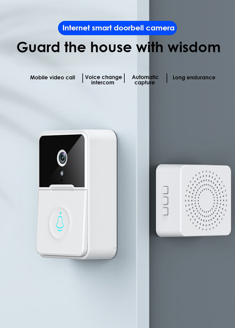 SMART WIRELESS WIFI RING DOORBELL SECURITY INTERCOM VIDEO CAMERA DOOR BELL CAM