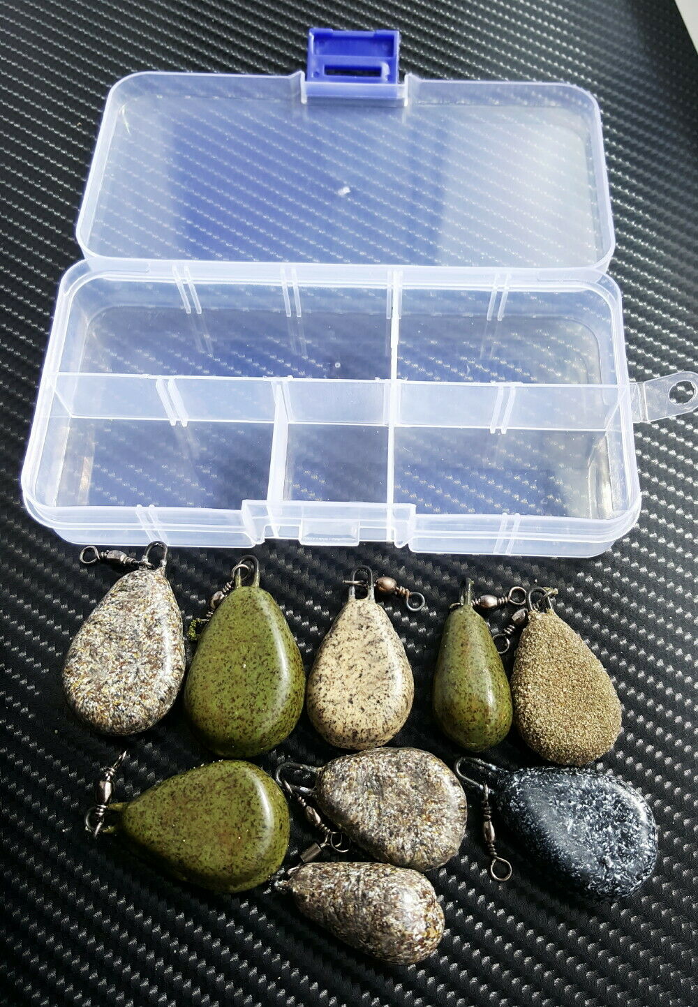 9 Carp fishing and general coarse fishing ledger weights